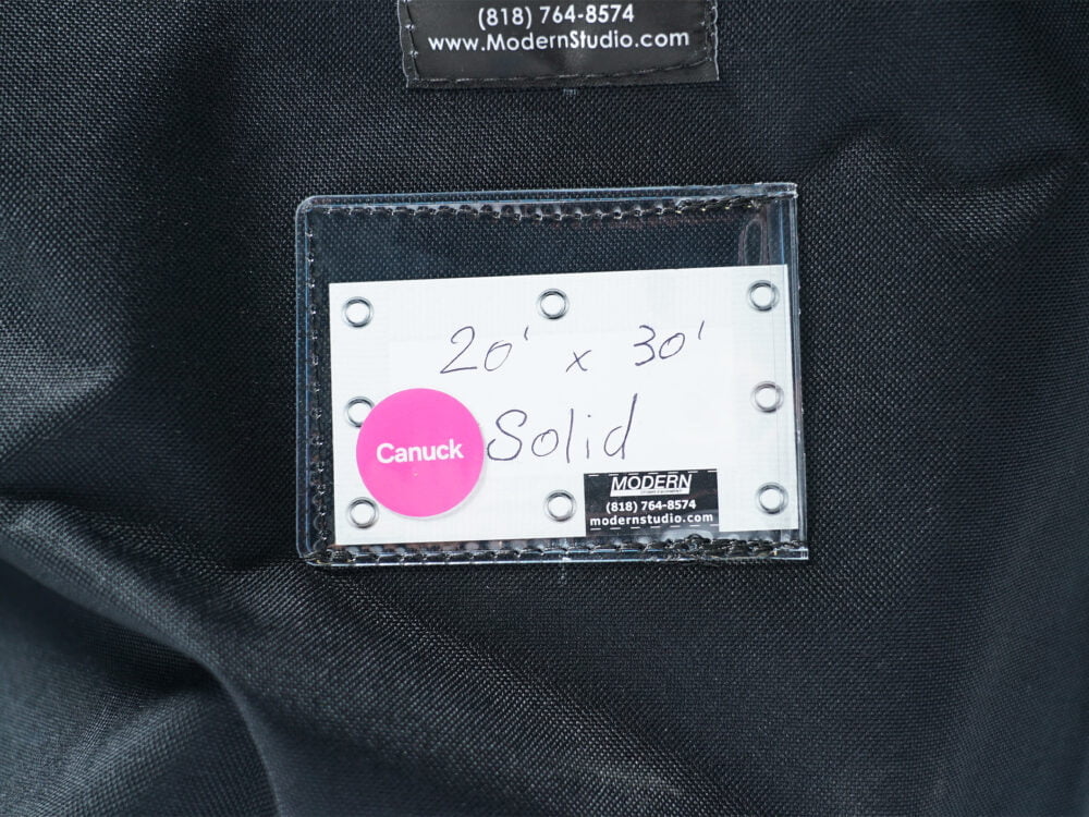 Solid Black Fabric 20'x30'